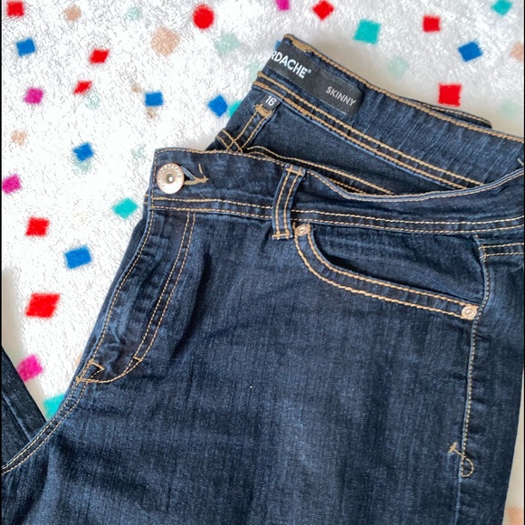 Jordache jeans skinny plus size 16 - Picture 2 of 4